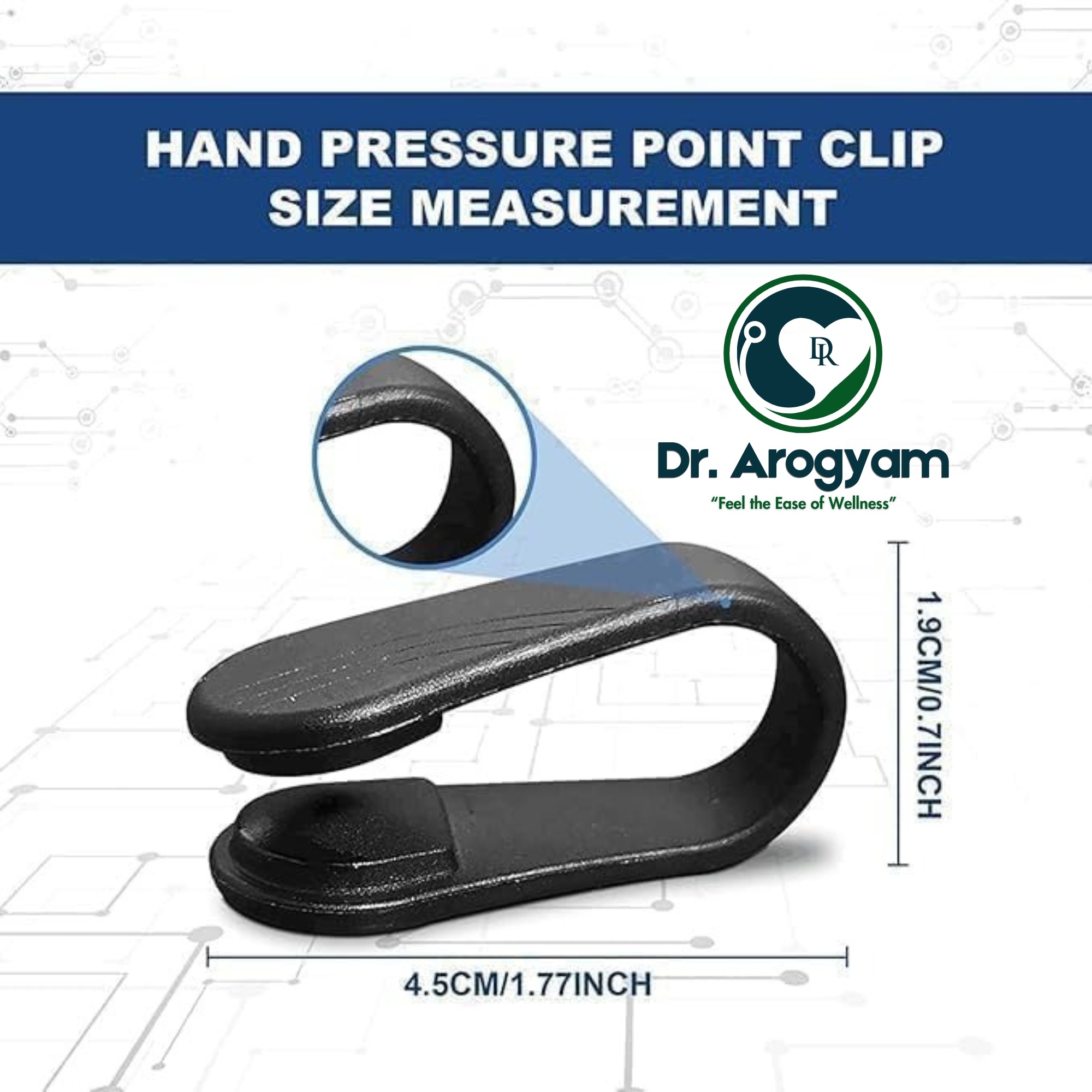 Sugar Control LI4 Acupressure Point Clip