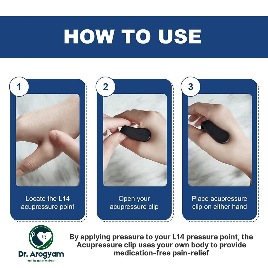 Sugar Control LI4 Acupressure Point Clip
